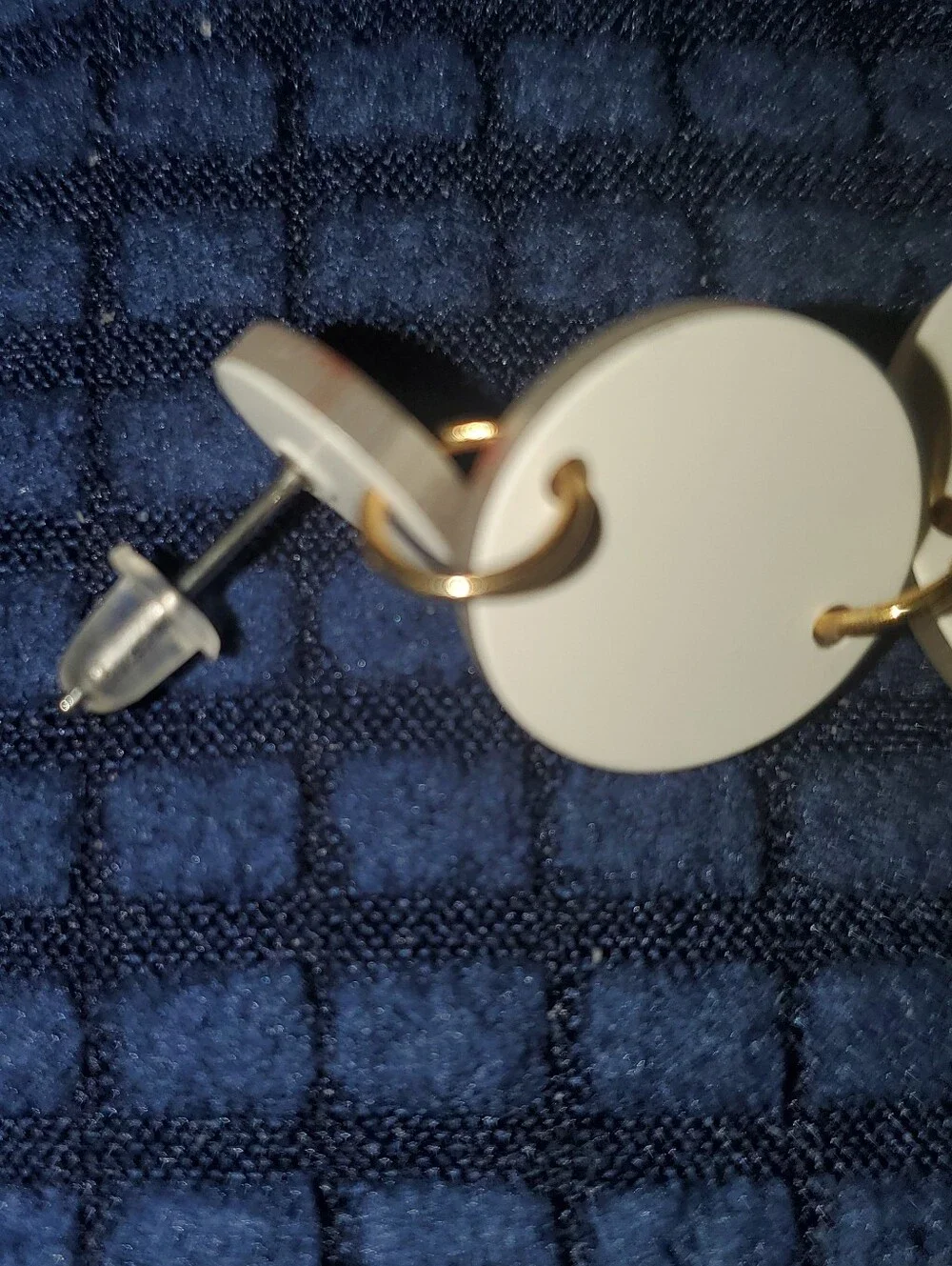 **SALE** Baseball Triple Drop Earrings